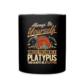 Platypus Gift Platypus - Full Colour Mug - black - Front