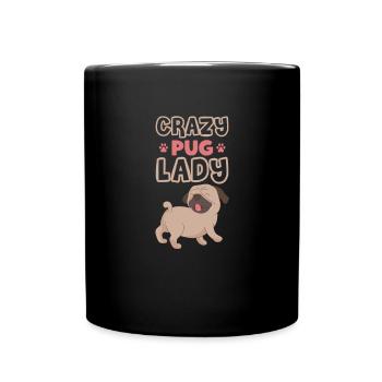 Carlin Chien Chien Ami Pet Pug Pug Pug Cadeau - Mug uni - noir - Devant