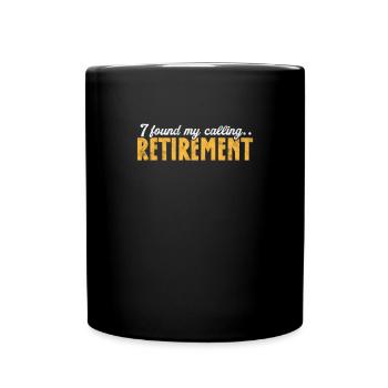 Retirement - Full Colour Mug - black - Front