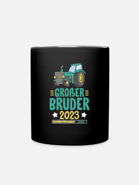 Großer Bruder 2023 Loading - Tasse einfarbig - Schwarz