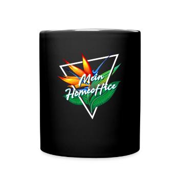 Mon bureau à domicile Strelizie Office Houseplant - Mug uni - noir - Devant