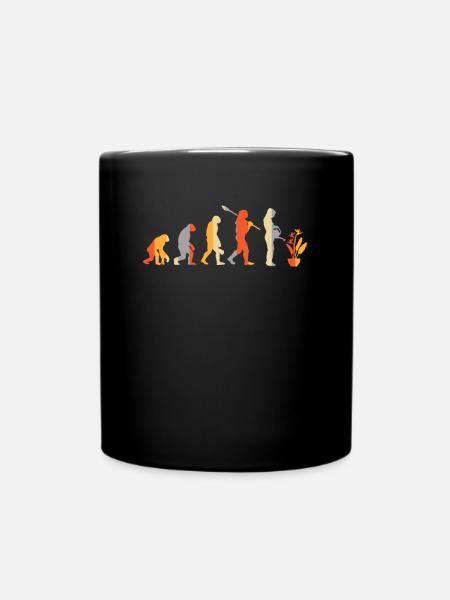 Evolution Jardinier Plante Arrosage Peut Strelizia - Mug uni - noir