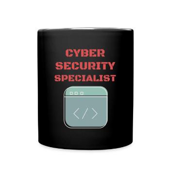 Cybersécurité - Informaticien de sécurité informatique - Mug uni - noir - Devant