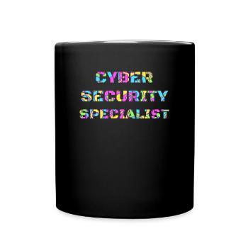 Cybersecurity - IT Security Computer Scientist - Full Colour Mug - black - Front