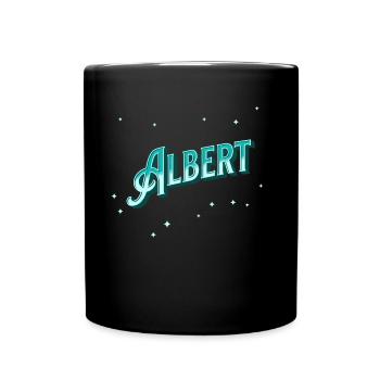 Albert name personalized - Full Colour Mug - black - Front