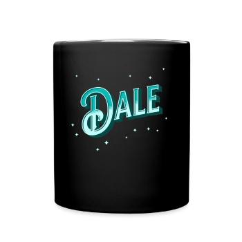 Noms Dale personnalisés - Mug uni - noir - Devant