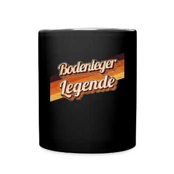 Parkett-Teppich Geburtstag als Legende geboren - Tasse einfarbig - Schwarz - Vorne
