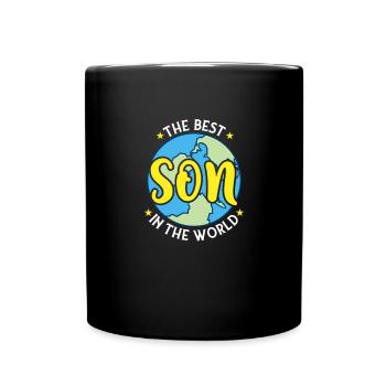 The Best Son in the World - Young Man Father's Day - Full Colour Mug - black - Front