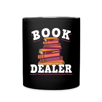 Bibliothèque de cadeaux de chemise de libraire - Mug uni - noir - Devant