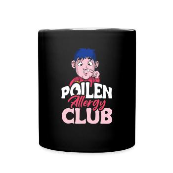 Cadeau de chemise Pollen Allergy Club - Mug uni - noir - Devant