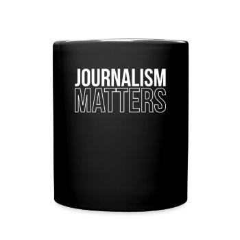 Journalism Matters Shirt Gift Journalist - Full Colour Mug - black - Front
