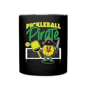 Pickleball Pirate Pickleball - Mug uni - noir - Devant