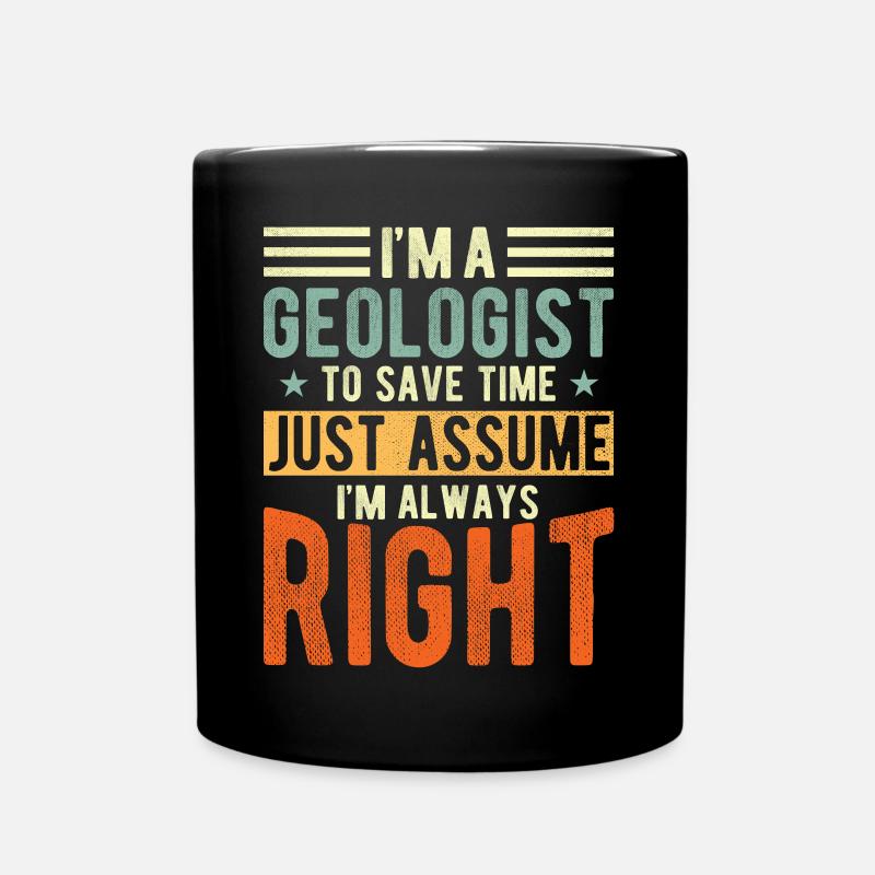 Geologist - Full Colour Mug - black