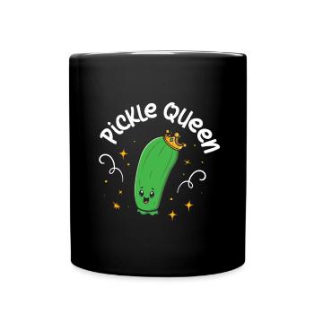Pickle Queen - Tasse einfarbig - Schwarz - Vorne