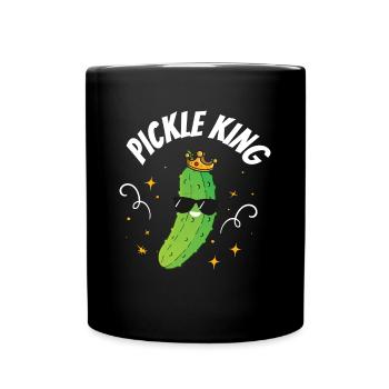 Pickle King - Tasse einfarbig - Schwarz - Vorne