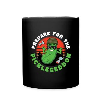 Prepare For The Picklegeddon - Full Colour Mug - black - Front