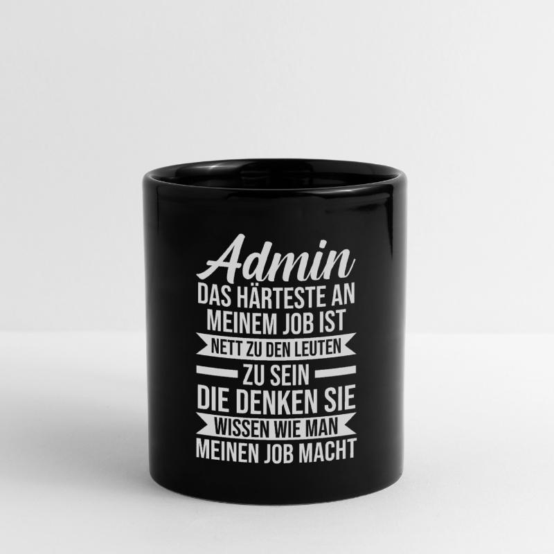 Informatiker Programmierer Admin Administrator Tasse einfarbig