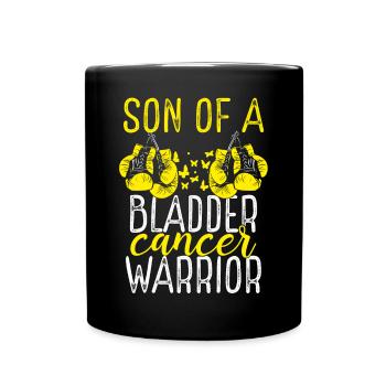 Son Bladder Cancer Awareness Month Ribbon - Full Colour Mug - black - Front