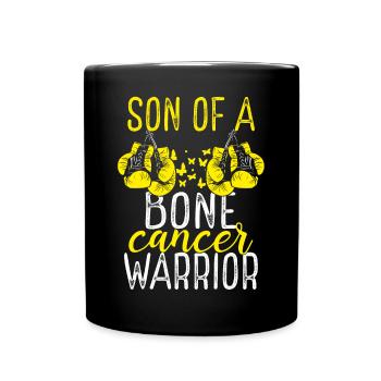 Ruban du Mois de la sensibilisation au cancer des os de Son - Mug uni - noir - Devant