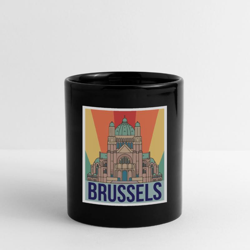 Brussels Science Atomic nucleus Physics Atomic physicist Full Colour Mug