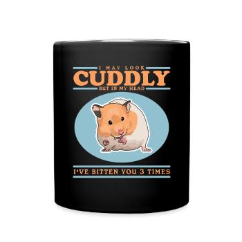 Hamster Dwarf Hamster Golden Hamster Gift - Full Colour Mug - black - Front