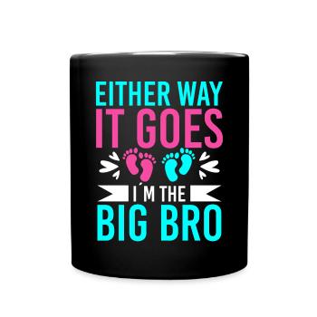 Quoi qu’il en soit, ça se passe dans la naissance du grand frère - Mug uni - noir - Devant