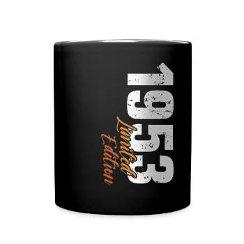 70th birthday 1953 Born 70 years - Full Colour Mug - black - Front