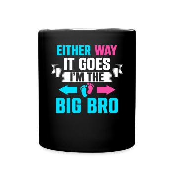 Quoi qu’il en soit, ça se passe dans la naissance du grand frère - Mug uni - noir - Devant