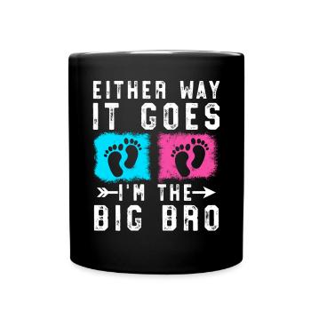 Quoi qu’il en soit, ça se passe dans la naissance du grand frère - Mug uni - noir - Devant