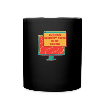 Cybersecurity - IT Security Computer Scientist - Full Colour Mug - black - Front
