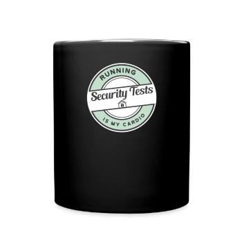 Cybersecurity - IT Security Computer Scientist - Full Colour Mug - black - Front