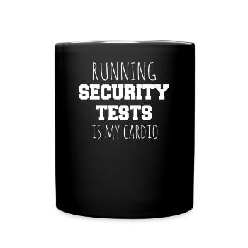 Cybersecurity - IT Security Computer Scientist - Full Colour Mug - black - Front