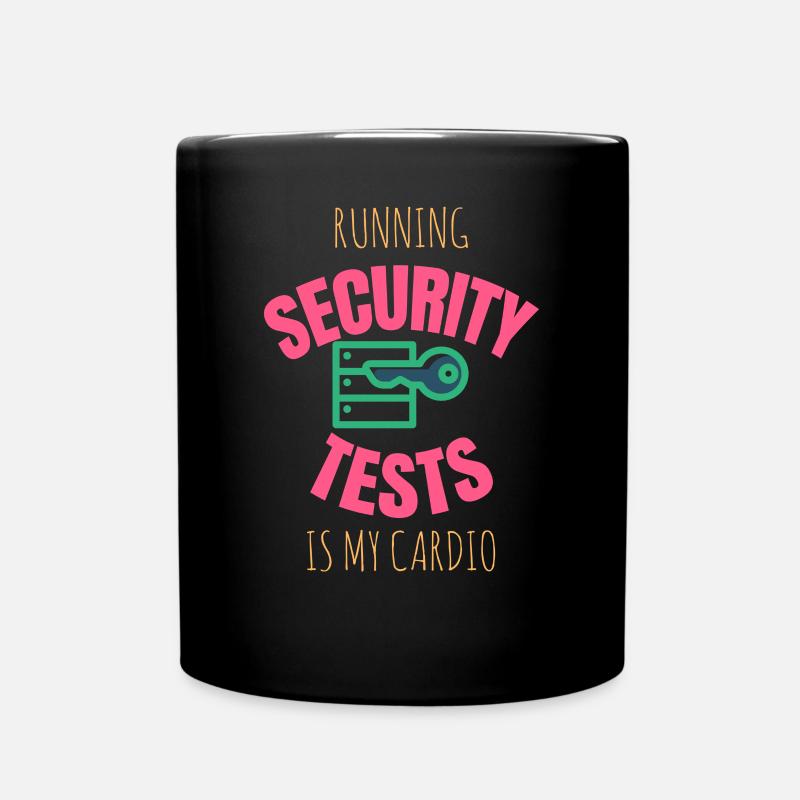 Cybersecurity - IT Security Computer Scientist - Full Colour Mug - black