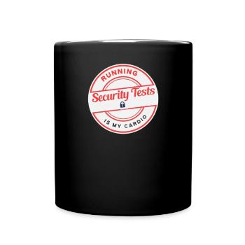 Cybersecurity - IT Security Computer Scientist - Full Colour Mug - black - Front