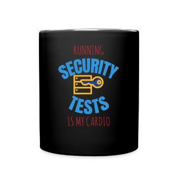 Cybersecurity - IT Security Computer Scientist - Full Colour Mug - black - Front