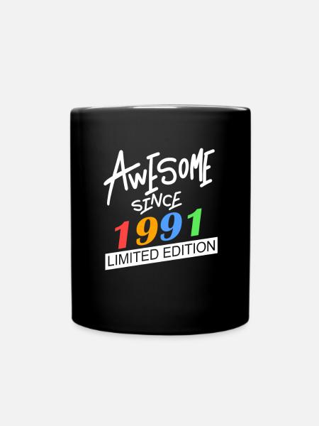 1991 - Né en 1991 - Né en 1991 - Mug uni - noir