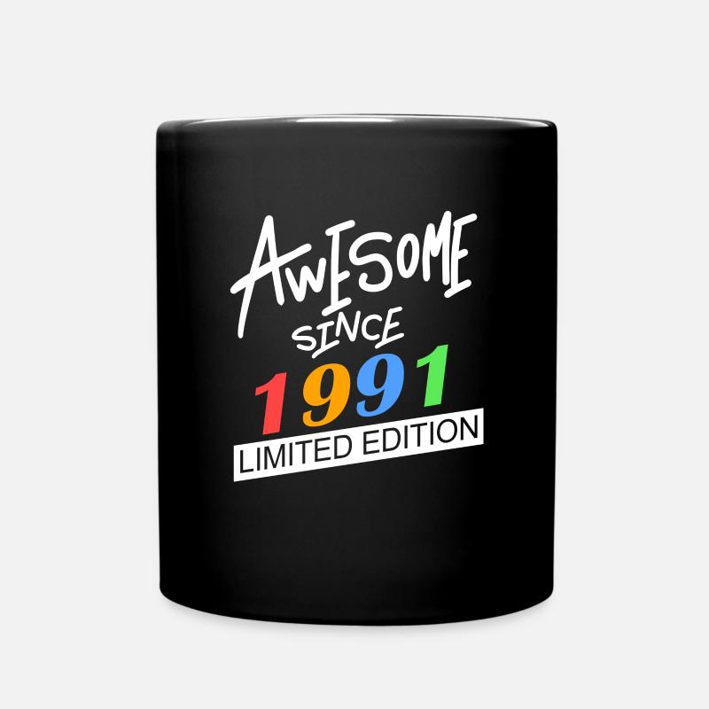 1991 - Né en 1991 - Né en 1991 - Mug uni - noir