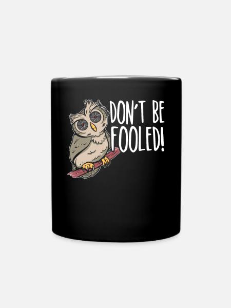 Don't Be Fooled Drone Bird Conspiracy Theory - Full Colour Mug - black
