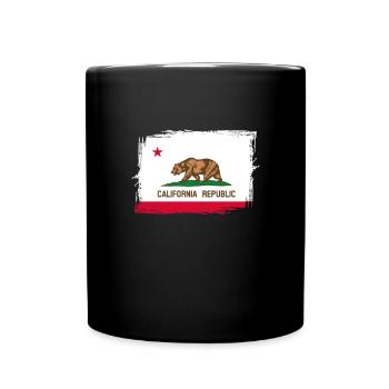 Californie - Mug uni - noir - Devant