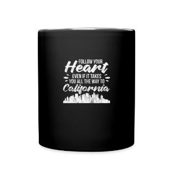 California USA Holidays America Cadeau - Mug uni - noir - Devant