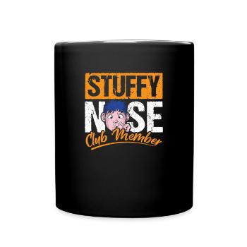 Stuffy Nose Club Member Shirt Geschenk - Tasse einfarbig - Schwarz - Vorne