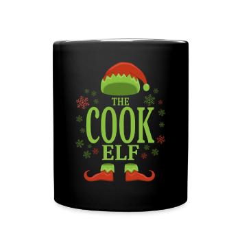 Koch Christmas Elf - Full Colour Mug - black - Front