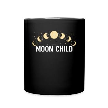 Moon Child Moon Phase Chemise Cadeau - Mug uni - noir - Devant
