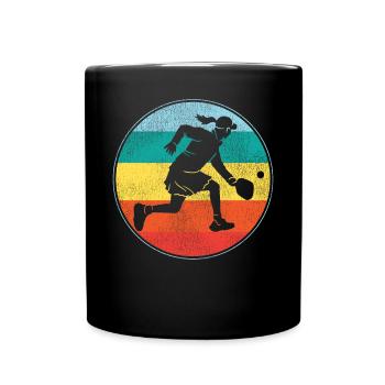 Pickleball Retro Vintage - Mug uni - noir - Devant