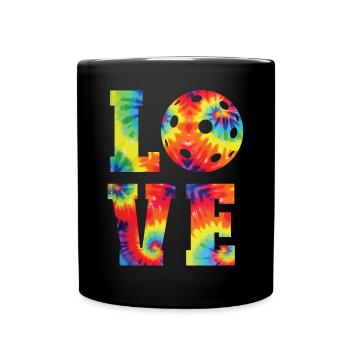 Pickleball Tie Dye 80s90s Love - Mug uni - noir - Devant