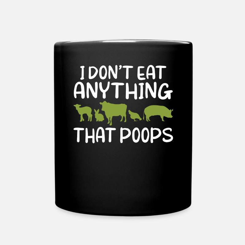 Veggie Lover Vegan Cadeau - Mug uni - noir