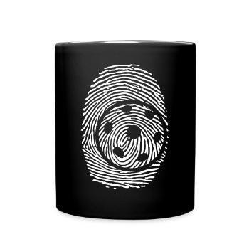 Pickleball Fingerprint C’est dans mon - Mug uni - noir - Devant