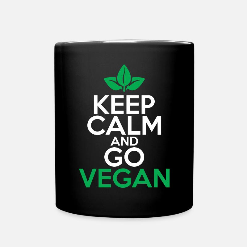Veggie Lover Vegan Cadeau - Mug uni - noir