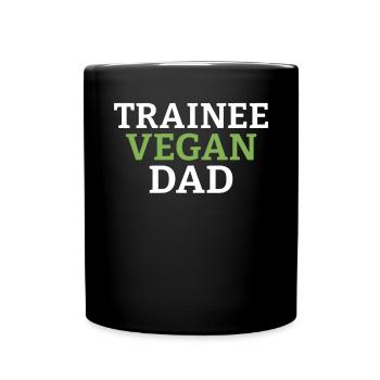 Veggie Lover Vegan Gift - Full Colour Mug - black - Front