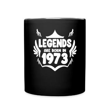 1973 - né en 1973 - année de naissance 1973 - Mug uni - noir - Devant